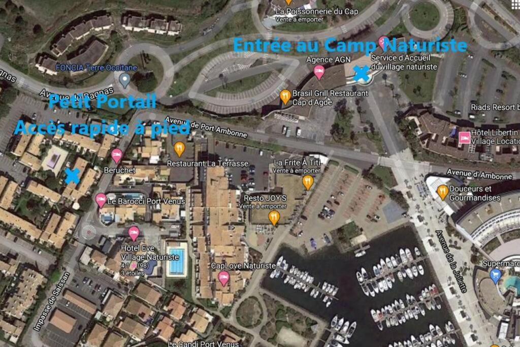 Cap D'Agde - Residence Estivales - Proche Naturiste - Terrasse - Wifi - Parking - Piscine - Clim Εξωτερικό φωτογραφία